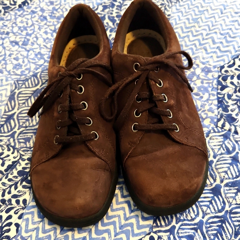 Womens Rockport Brown Suede Leather Shoes Sz 6M